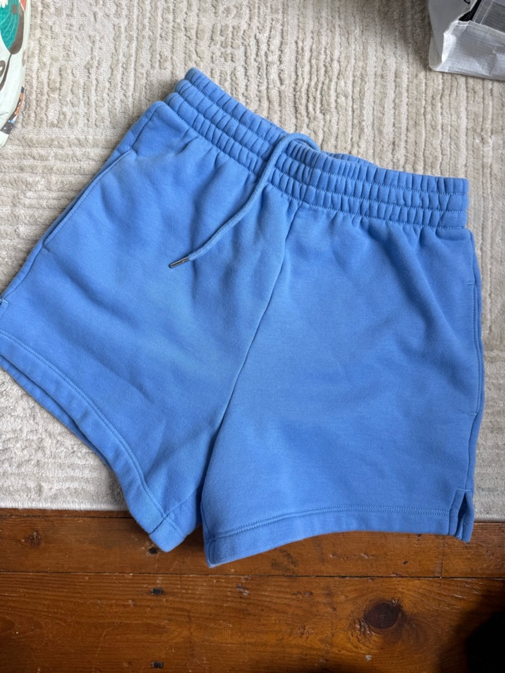 Abercrombie & Fitch Blue Fleece Shorts